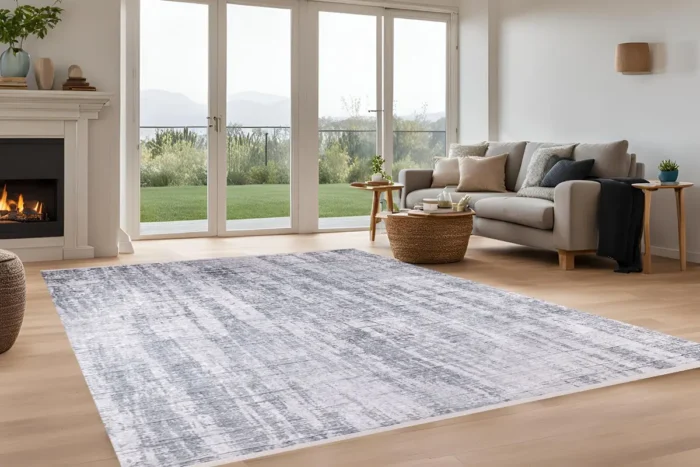 Silver Horizon Yıkanabilir Halı - Görsel 4